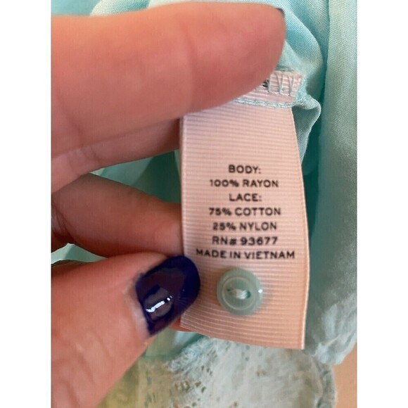 Stylus Lightweight Turquoise Top Sz.M - Picture 3 of 4